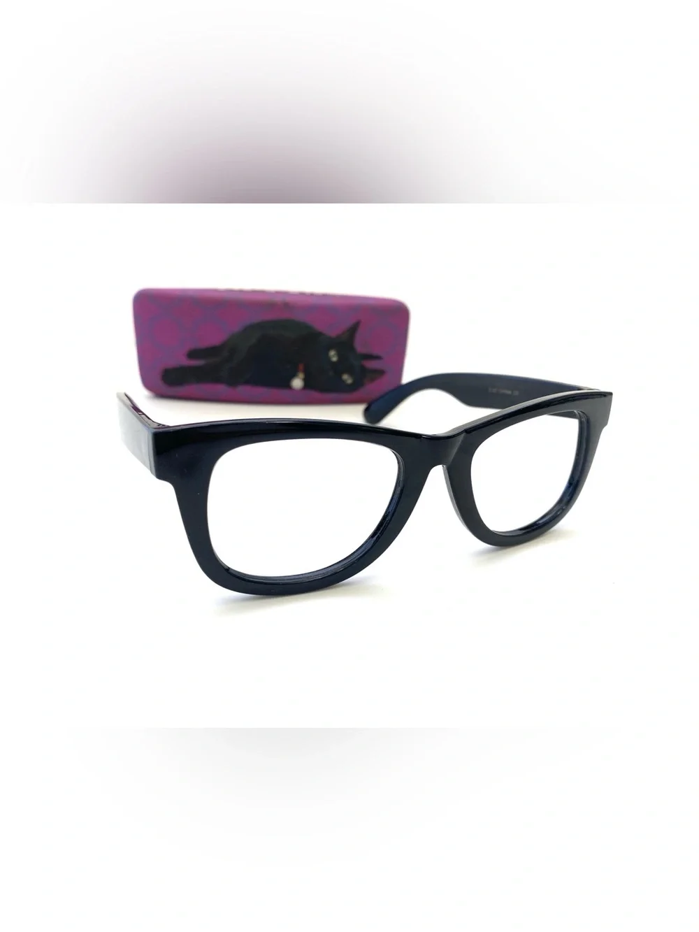 Betsey Johnson Women’s Glossy Black Thea Glasses Frame